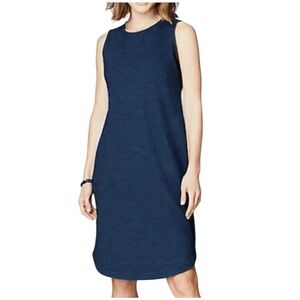 Pure Jill j Jill indigo sleeveless tank dress size small petite